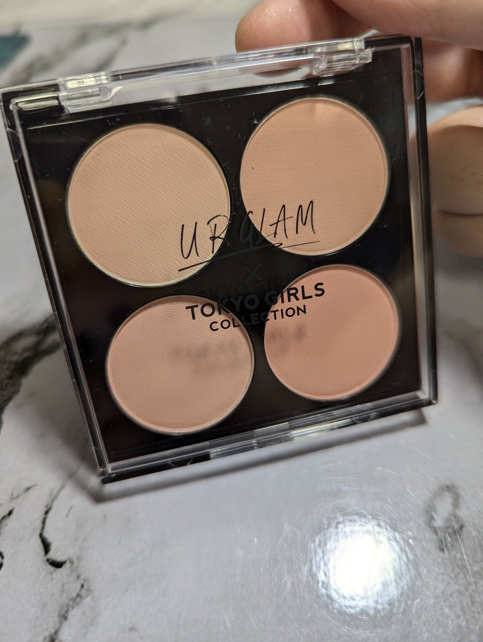 U R GLAM ＵＧＴ　ブレンディング　チークカラーパレットのクチコミ「U R GLAMの四色チーク、すきすぎた…♡U R GLAMＵＧＴ　ブレンディング　チークカラ.....」（2枚目）