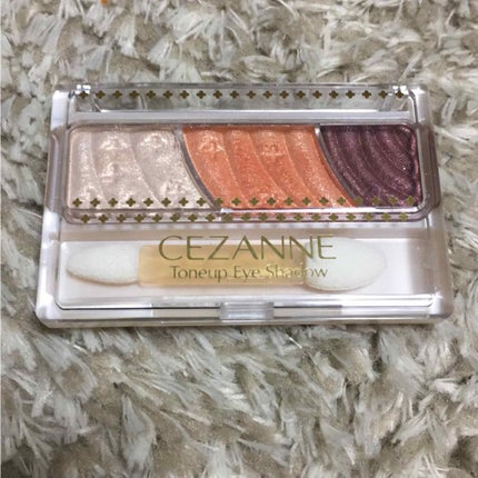 トーンアップアイシャドウ/CEZANNE/アイシャドウパレットを使ったクチコミ(1枚目)