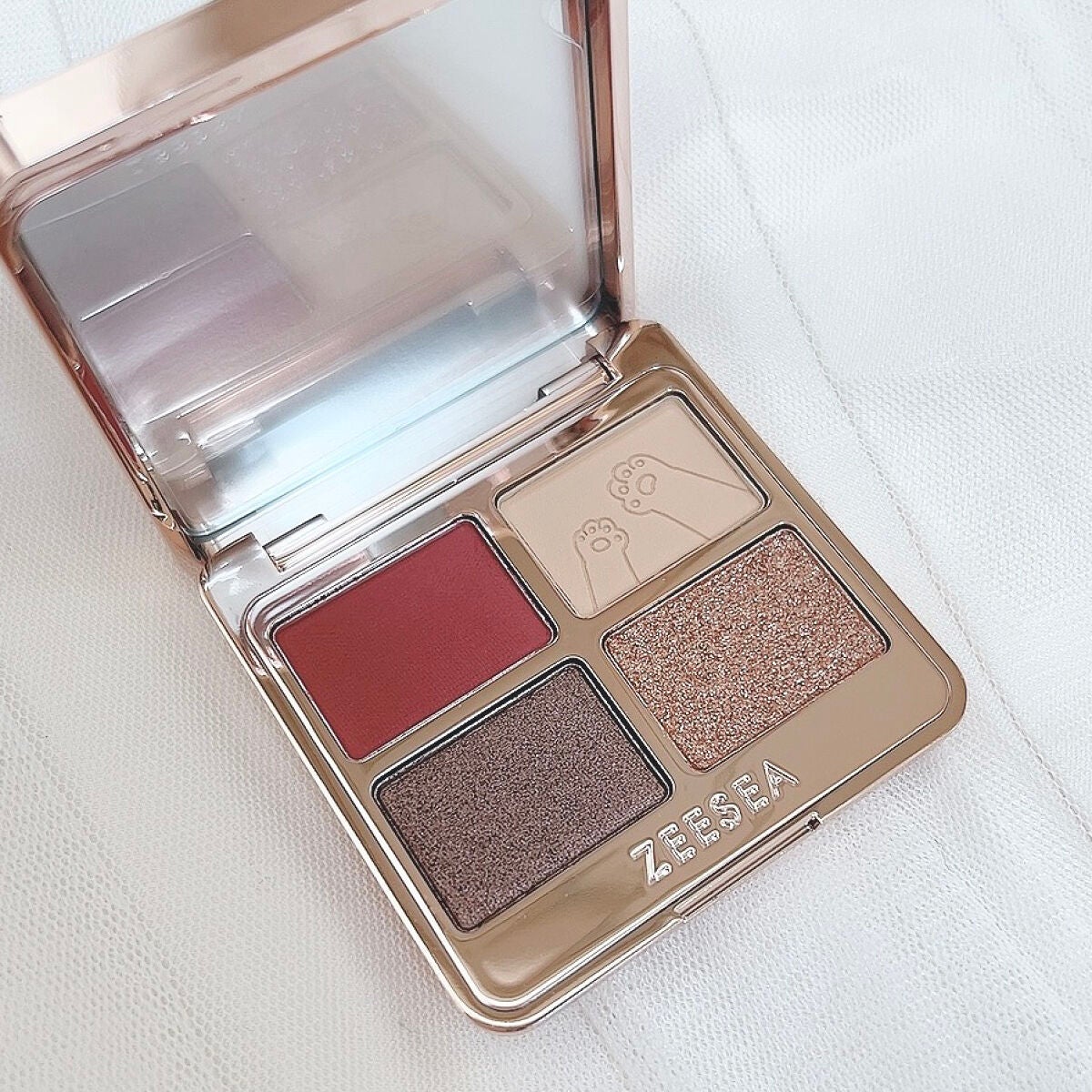 アニマルアイシャドウ(4シェード)/ZEESEA/アイシャドウパレットを使ったクチコミ(5枚目)