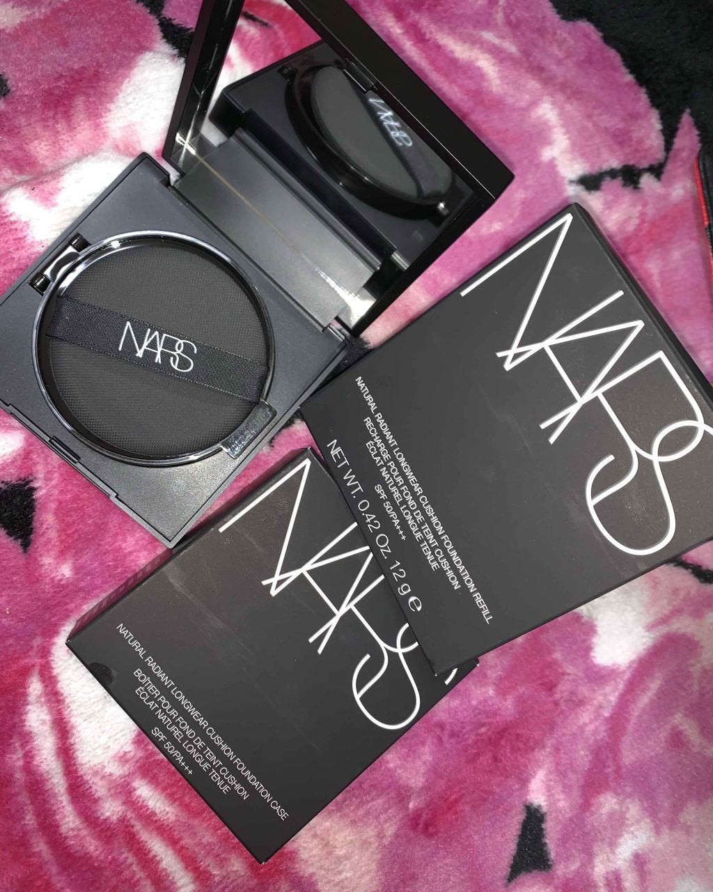 ナチュラルラディアント ロングウェア クッションファンデーション/NARS/クッションファンデーションを使ったクチコミ(2枚目)