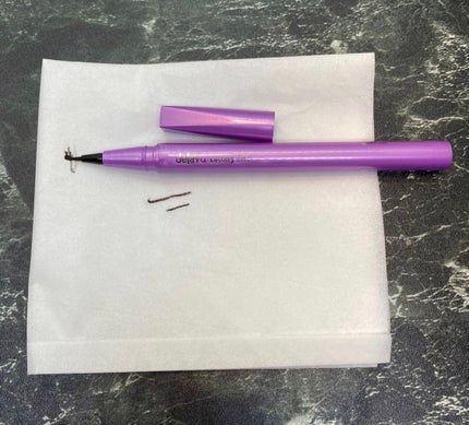 「密着アイライナー」ショート筆リキッド/デジャヴュ/リキッドアイライナーを使ったクチコミ(2枚目)