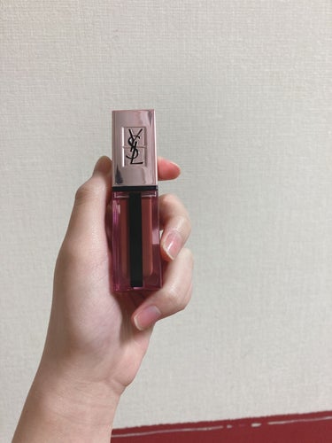 ルージュ ピュールクチュール ヴェルニ ウォーターグロウ No.211 トランスグレッシブ カカオ/YVES SAINT LAURENT BEAUTE/口紅を使ったクチコミ（1枚目）