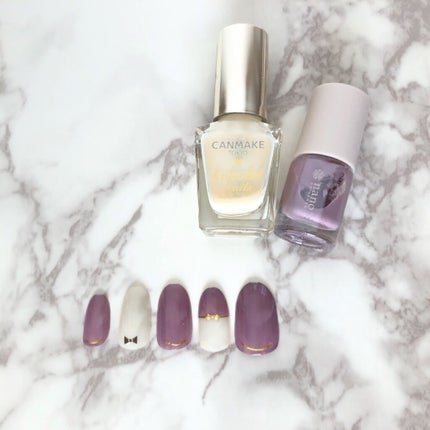 カラフルネイルズ/キャンメイク/マニキュアを使ったクチコミ(4枚目)