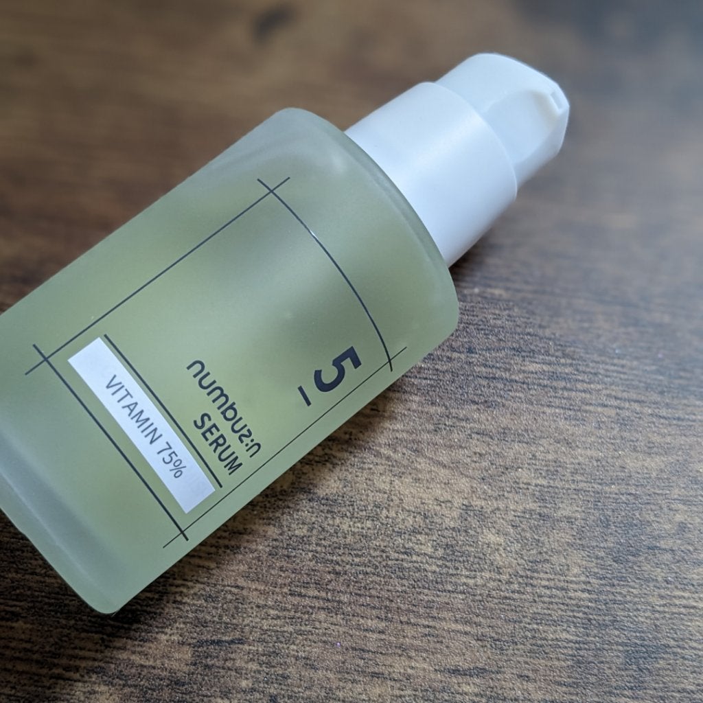5番 朝晩ビタミン75%セラム/numbuzin/美容液を使ったクチコミ(2枚目)