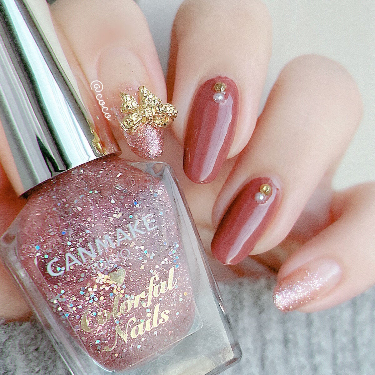 カラフルネイルズ/キャンメイク/マニキュアを使ったクチコミ(2枚目)