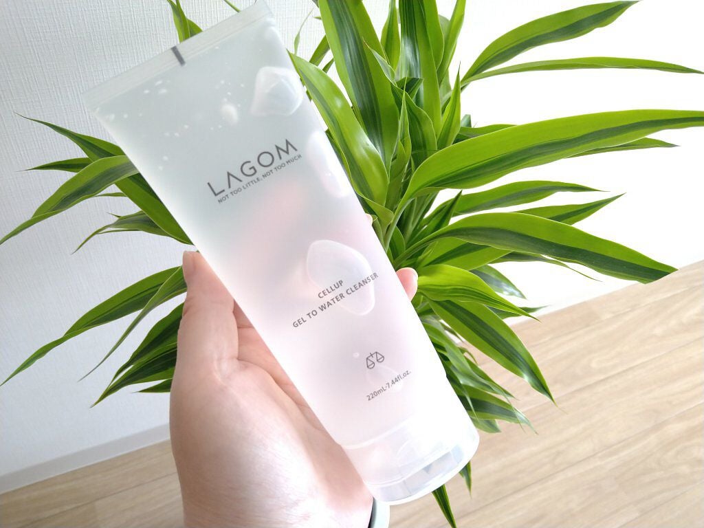 ラゴム ジェルトゥウォーター クレンザー(朝用洗顔)/LAGOM /その他洗顔料を使ったクチコミ(2枚目)