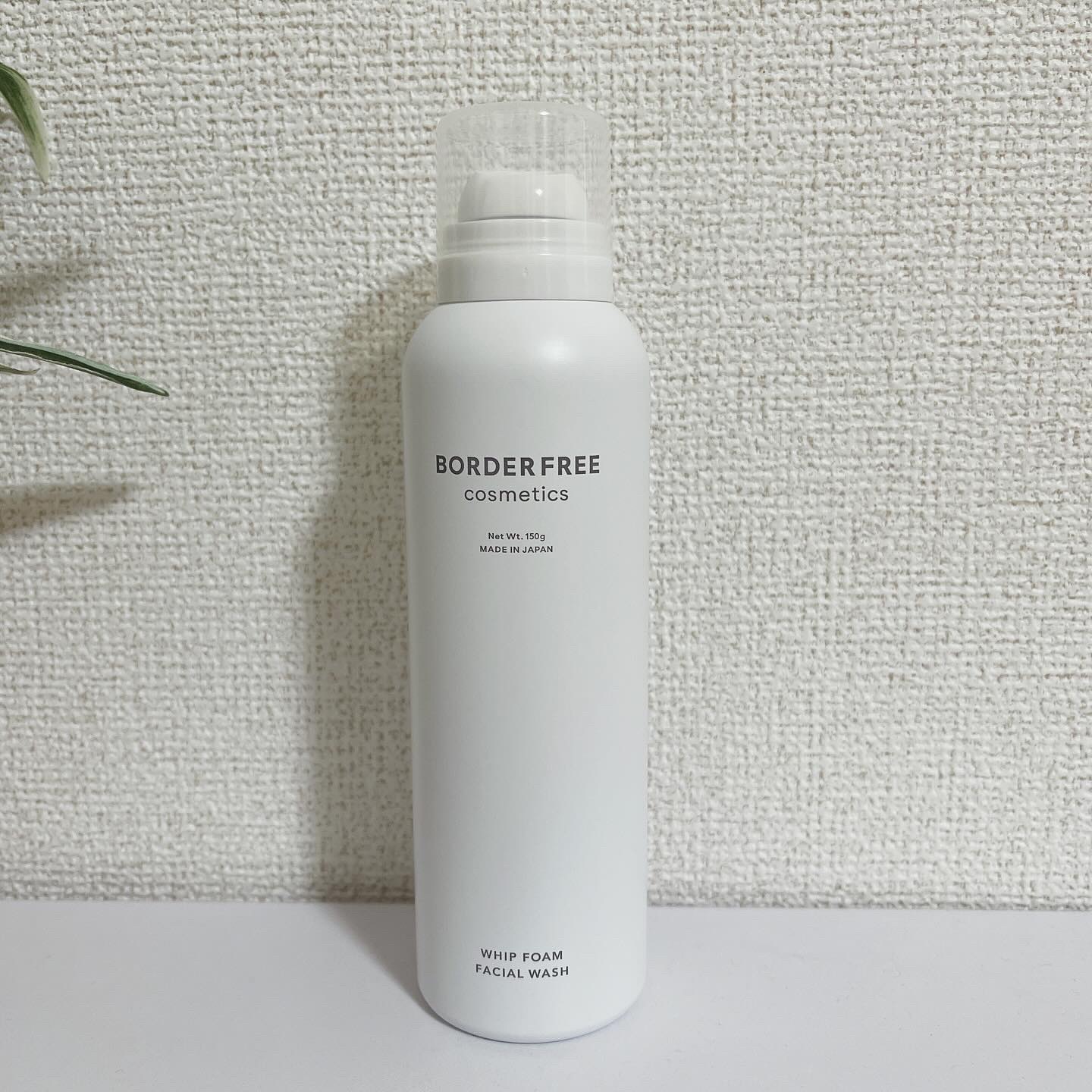 ホイップフォームフェイシャルウォッシュ/BORDER FREE cosmetics/洗顔フォームを使ったクチコミ（1枚目）