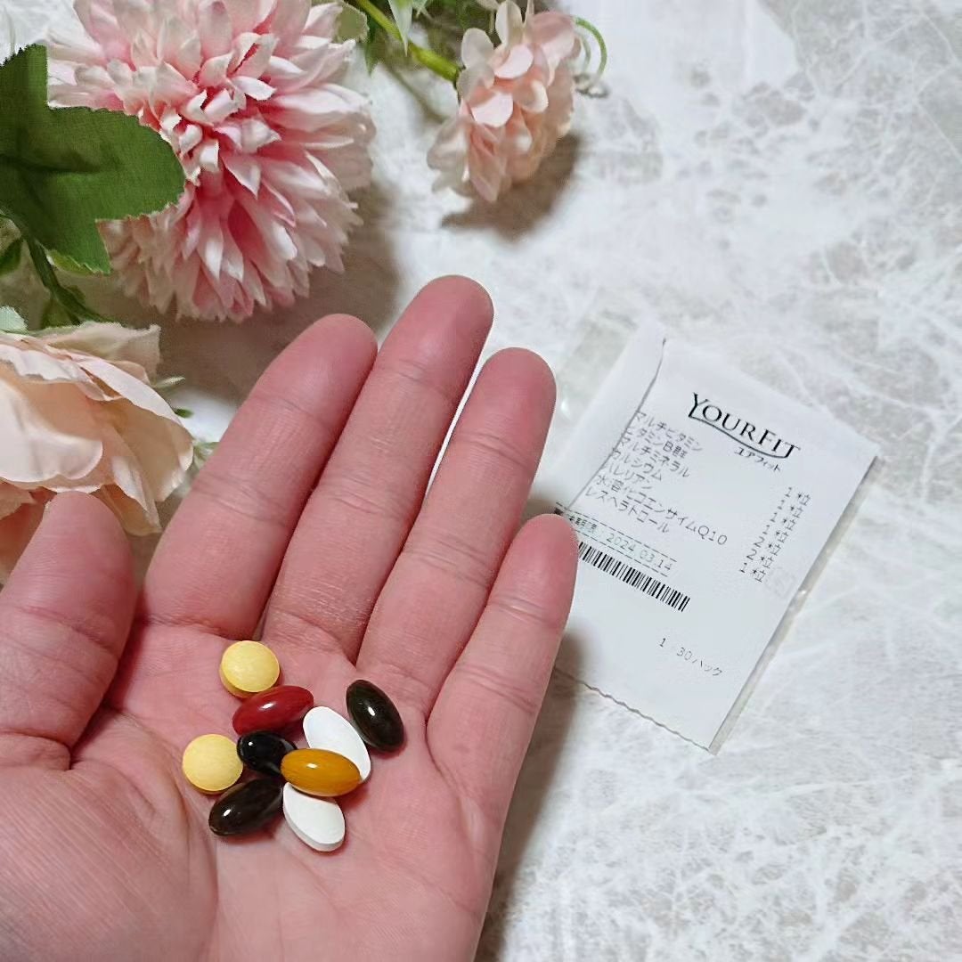 パーソナルサプリメント「YOURFIT」/日清ファルマ/健康サプリメントを使ったクチコミ(7枚目)