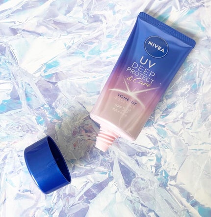 ニベアUV ディープ プロテクト&ケア トーンアップ エッセンス/ニベア/日焼け止めローションを使ったクチコミ(3枚目)