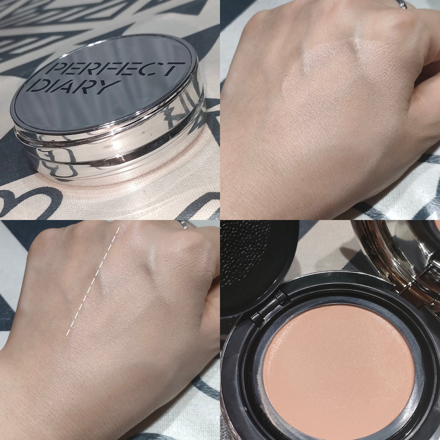 エッセンスコンシーリング UV クッションファンデーション/PERFECT DIARY/クッションファンデーションを使ったクチコミ(1枚目)