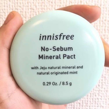 ノーセバム ミネラルパクト N/innisfree/プレストパウダーを使ったクチコミ（1枚目）