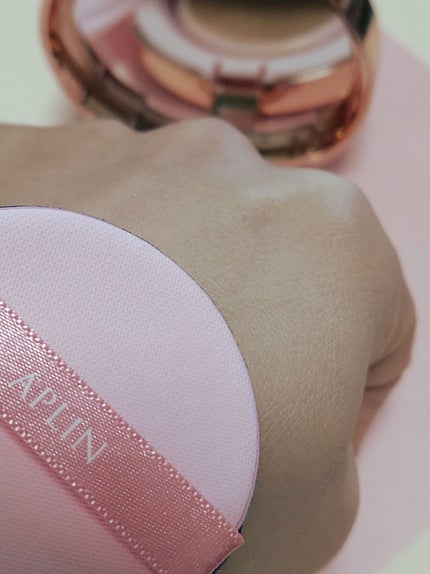 ピンクティーツリーカバーアップグロウクッション/APLIN/クッションファンデーションを使ったクチコミ(7枚目)