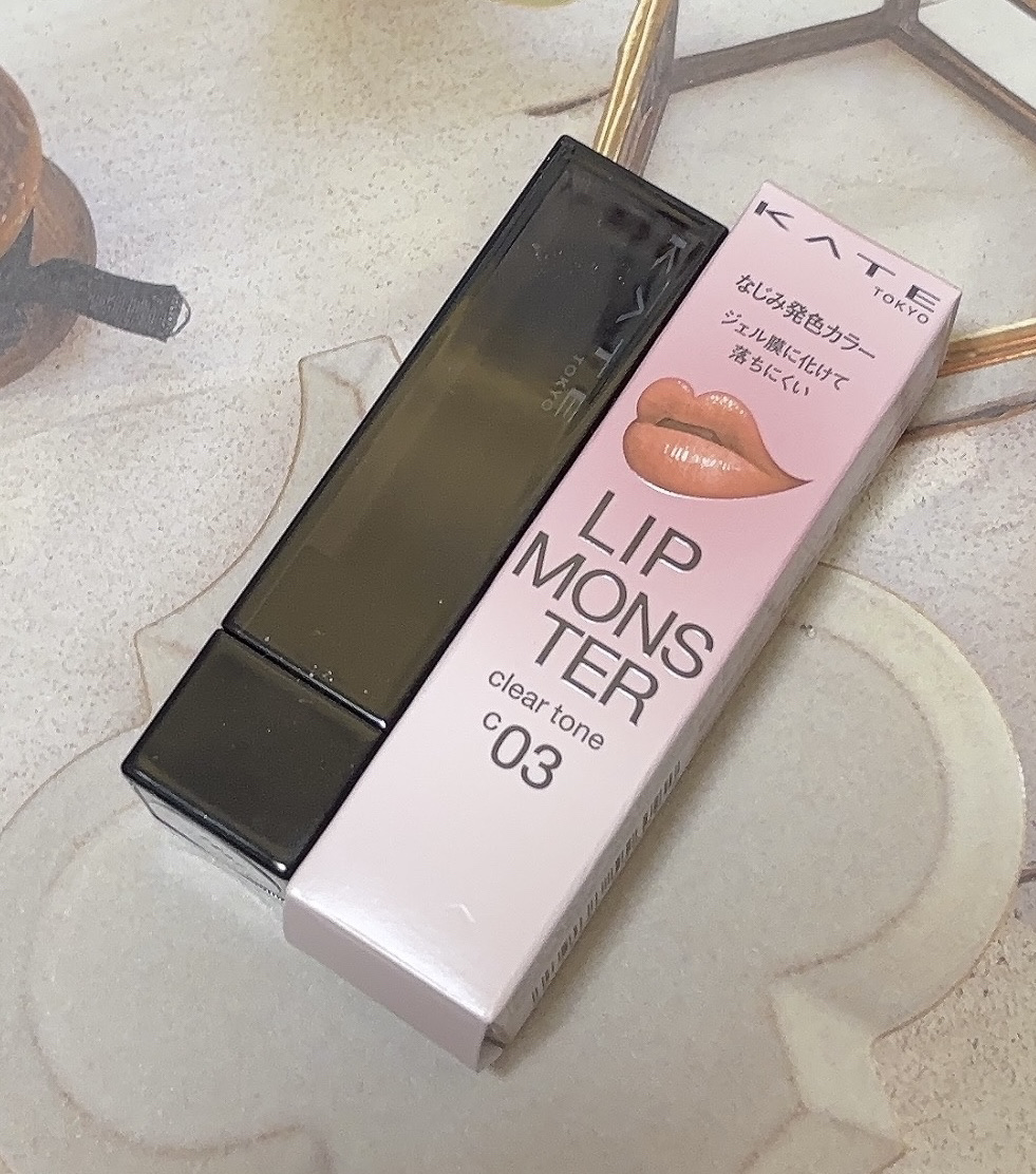 リップモンスター クリアトーン/KATE/口紅を使ったクチコミ（2枚目）