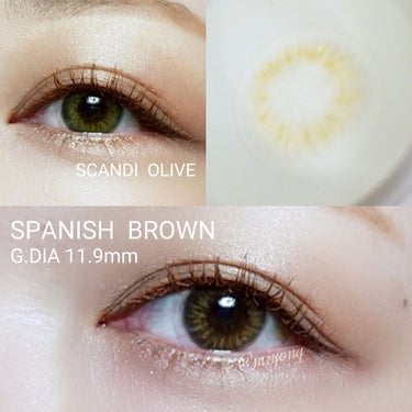 OLENS Spanish 1Day(スパニッシュ 1Day)のクチコミ「👑POPLENS

SPANISH BROWN 1day

【 浮かずに盛れる 】


大人女.....」（2枚目）