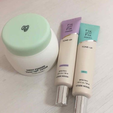 ETUDE フィックス＆フィックス トーンアッププライマーのクチコミ「これも結構前に買ったやつなので今も売ってるか分からないけど……あ、売ってました。

またまたえ.....」（1枚目）