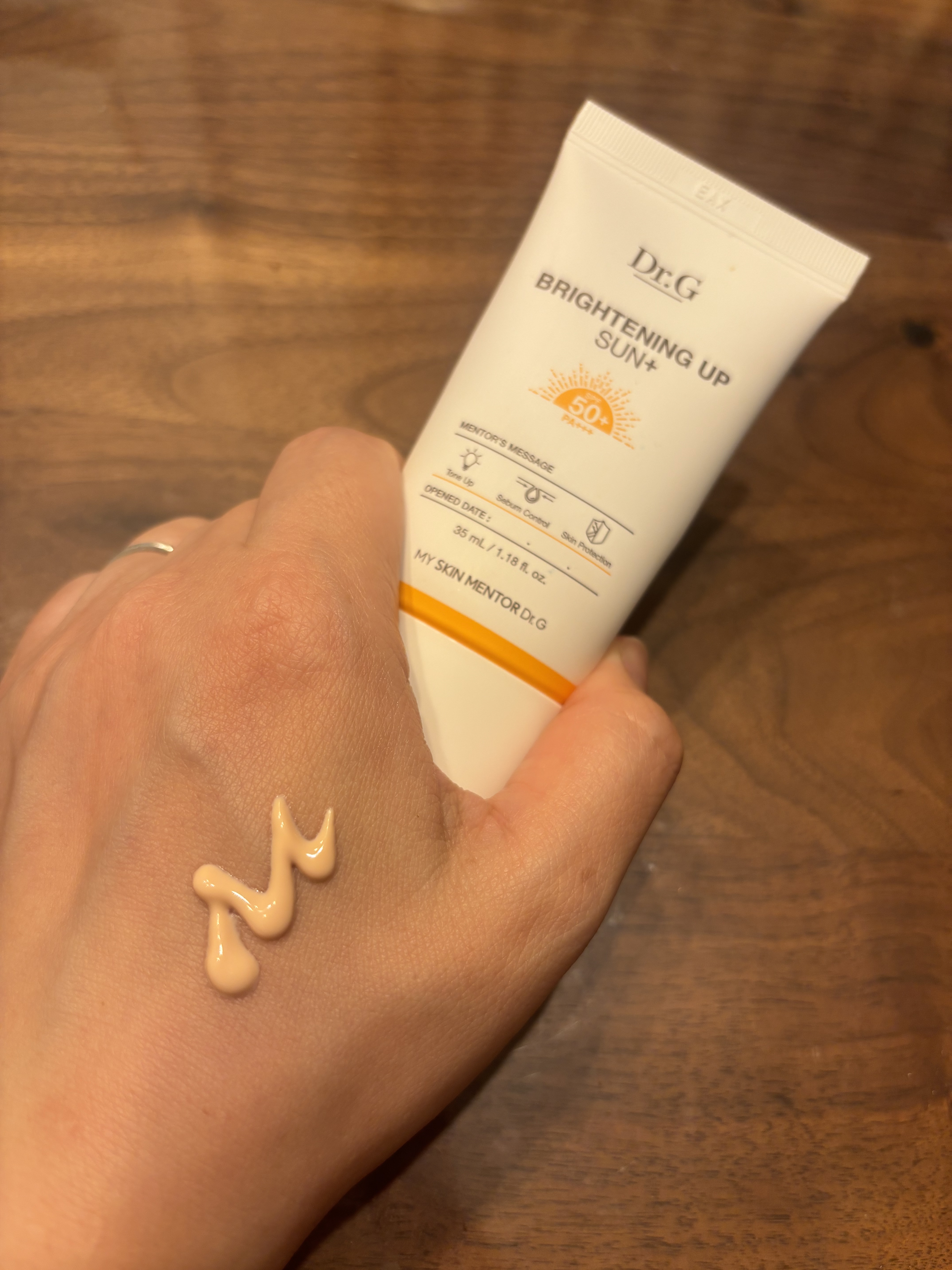 ブライトニングアップサンプラス 35ml/Dr.G/日焼け止めクリームを使ったクチコミ（2枚目）