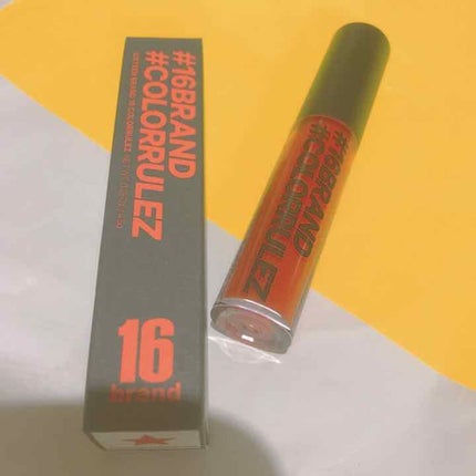 COLORRULEZ/16BRAND/リップグロスを使ったクチコミ(1枚目)