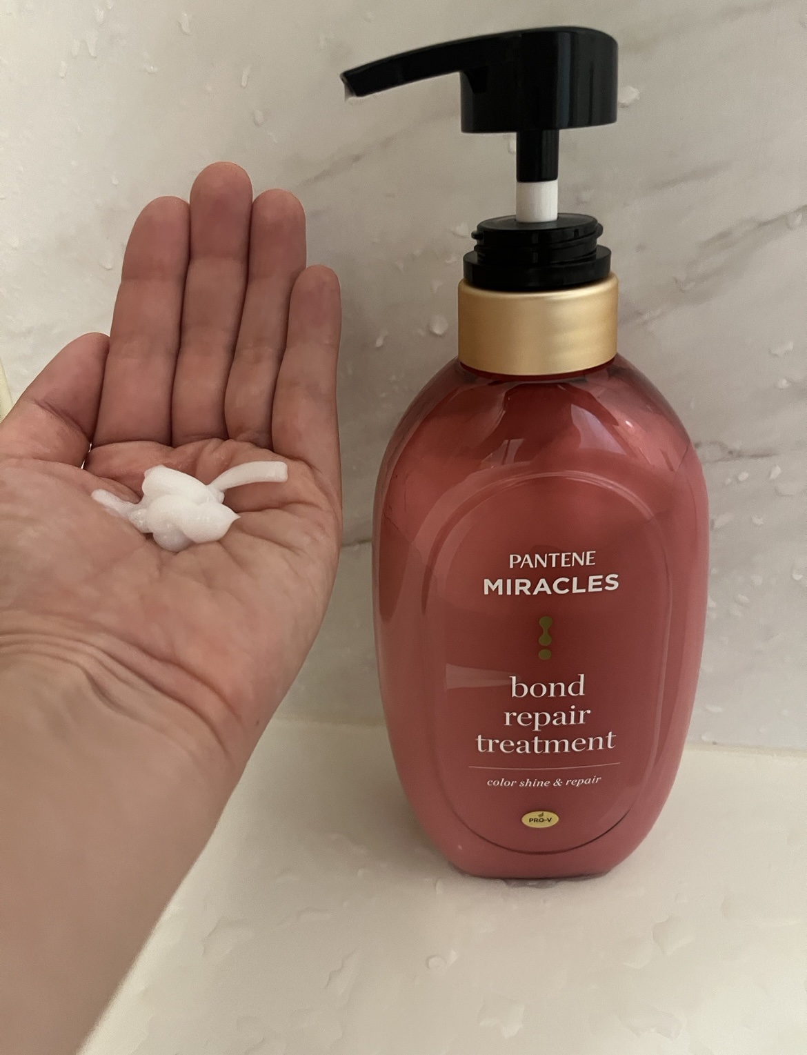 ボンド リペア (カラーシャイン & リペア) シャンプー ＆ トリートメント/パンテーン/市販シャンプーを使ったクチコミ（3枚目）