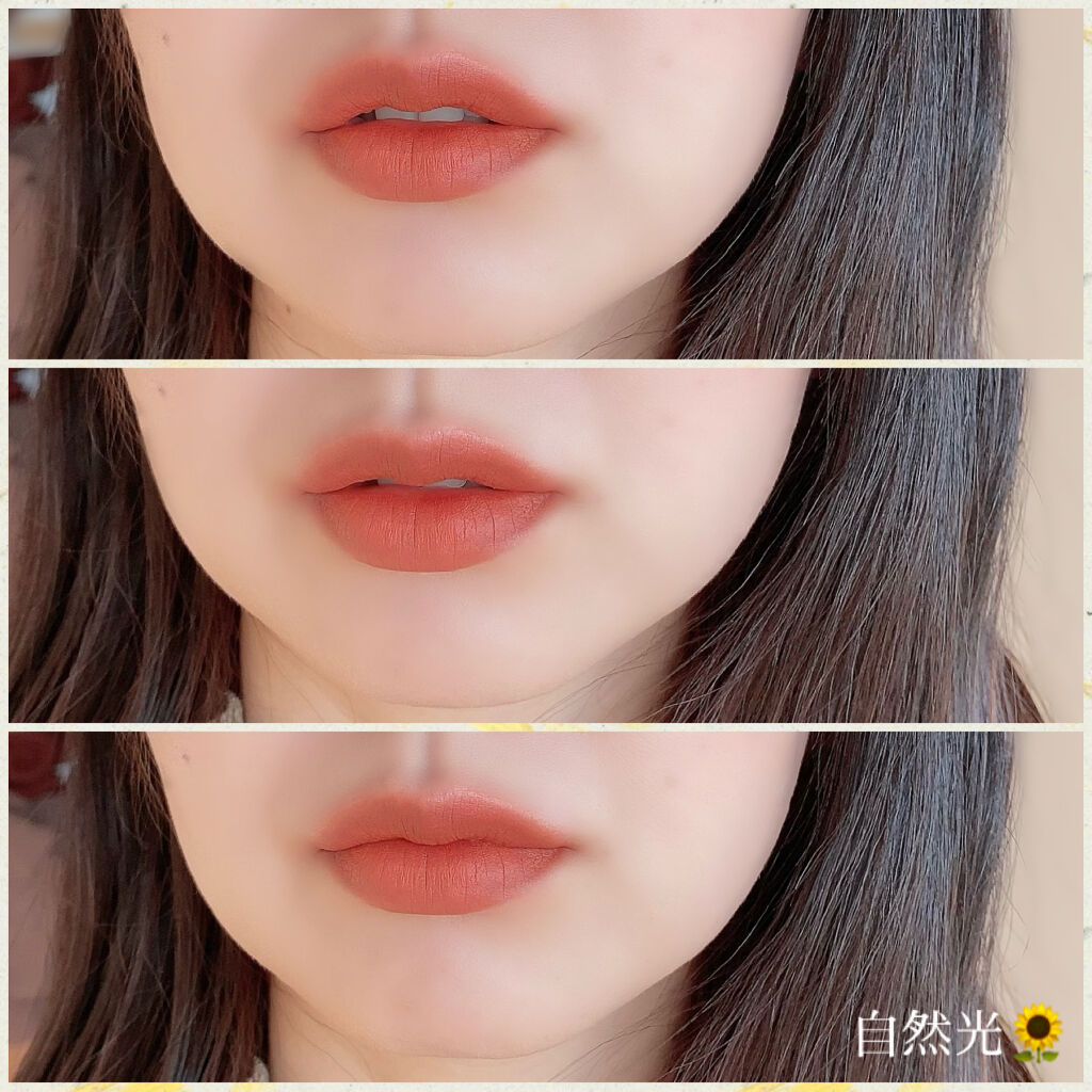 クリーミーリップティント カラーバーム・インテンス/Mamonde/リップティントを使ったクチコミ（3枚目）