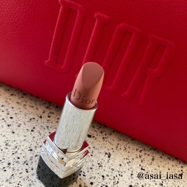 ルージュ ディオール 100 ヌード ルック マット/Dior/口紅を使ったクチコミ（1枚目）