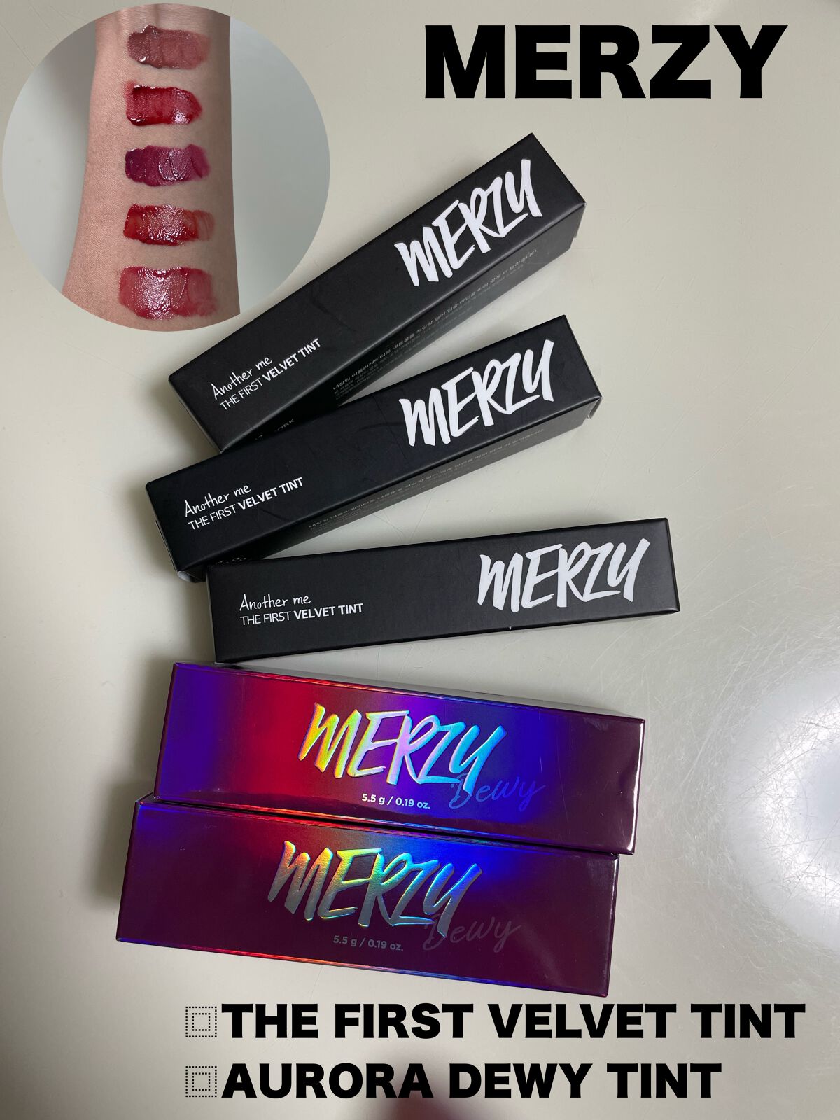 ザ ファースト ベルベット ティント シーズン1/MERZY/リップティントを使ったクチコミ(1枚目)