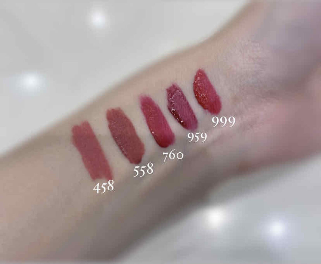 ルージュ ディオール フォーエヴァー リキッド 760 フォーエヴァー グラム/Dior/口紅を使ったクチコミ（2枚目）