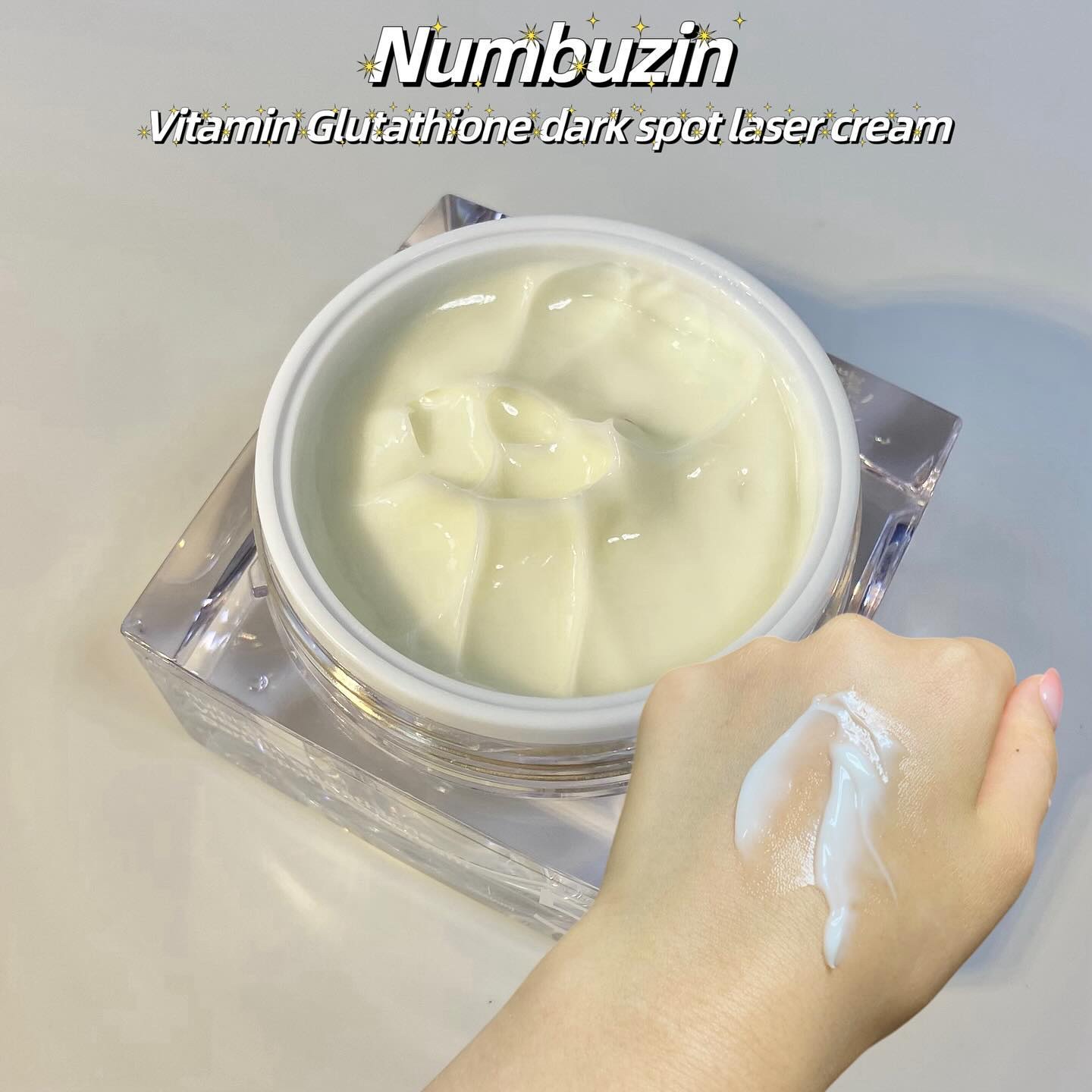 5番 白玉グルタチオンCメラゼロクリーム/numbuzin/フェイスクリームを使ったクチコミ（2枚目）