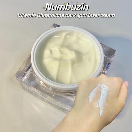 5番 白玉グルタチオンCメラゼロクリーム/numbuzin/フェイスクリームを使ったクチコミ(2枚目)