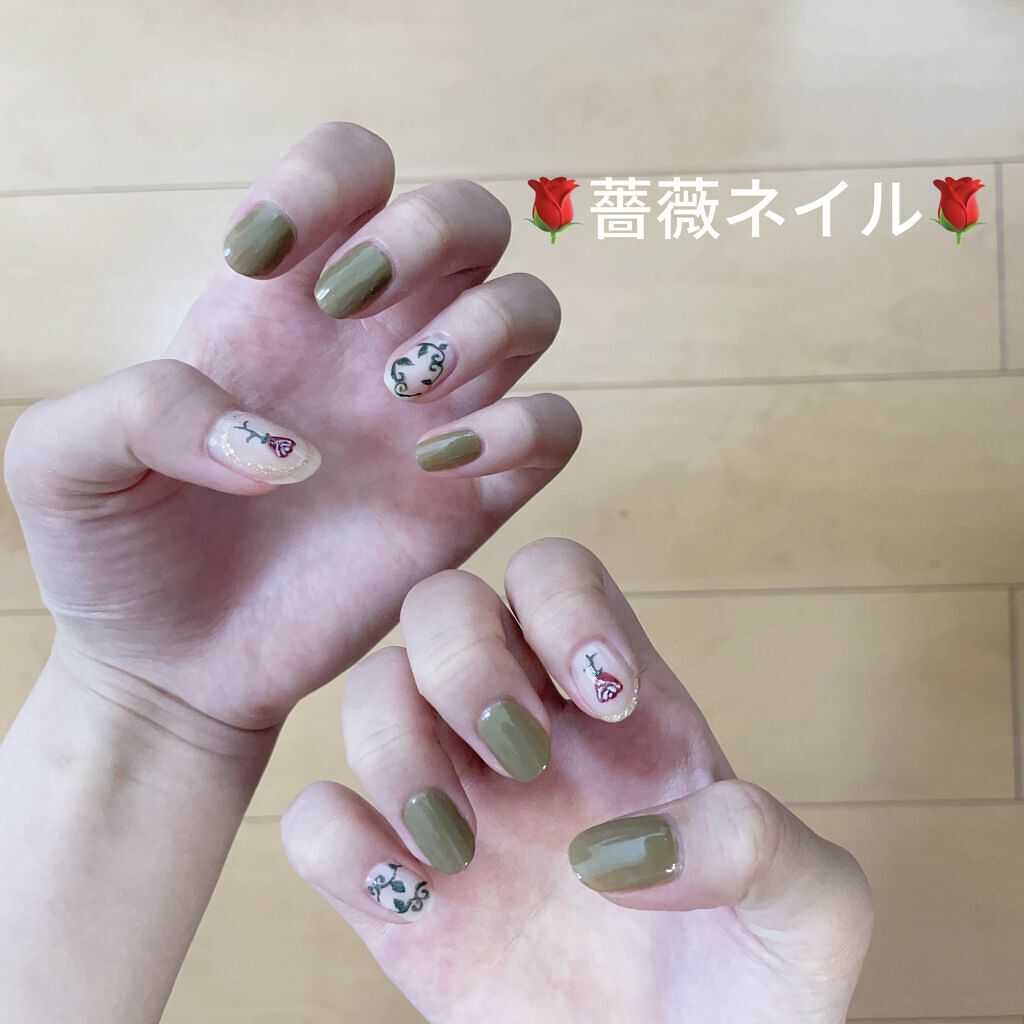 #薔薇ネイル,#geneネイルのネイルデザイン