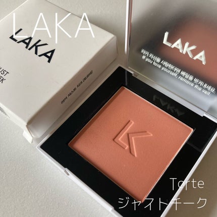 ジャストチーク/Laka/パウダーチークを使ったクチコミ(1枚目)