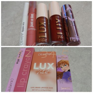 lux liquid lip/ColourPop/口紅を使ったクチコミ（3枚目）