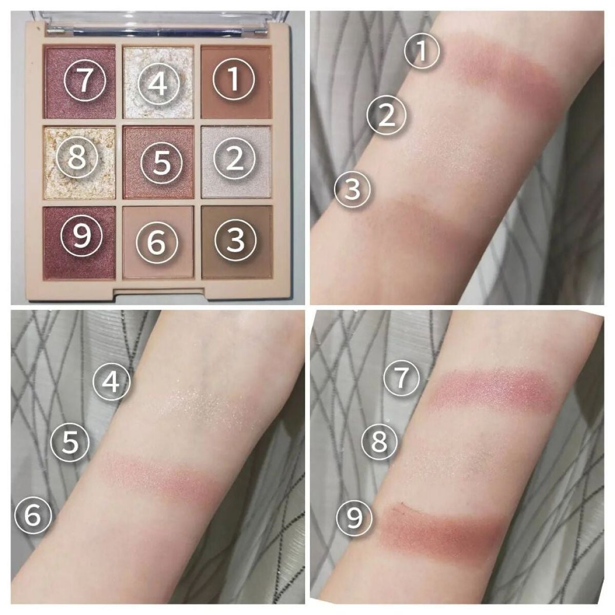 アイシャドウパレット/Kirei&co./アイシャドウパレットを使ったクチコミ(2枚目)