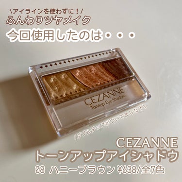 トーンアップアイシャドウ/CEZANNE/アイシャドウパレットを使ったクチコミ（2枚目）