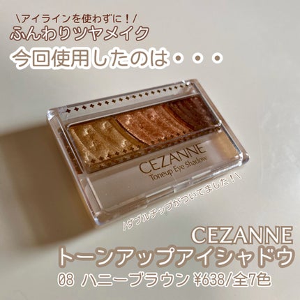 トーンアップアイシャドウ/CEZANNE/アイシャドウパレットを使ったクチコミ(2枚目)