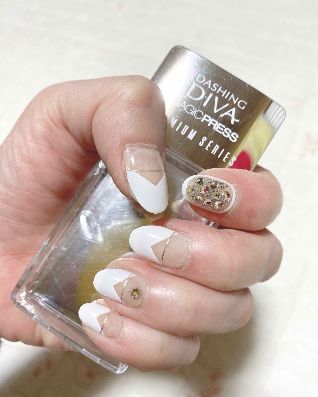 1秒ネイルマジックプレス/DASHINGDIVA MAGICPRESS/ネイルチップ・パーツを使ったクチコミ(4枚目)
