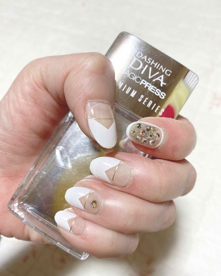 1秒ネイルマジックプレス/DASHINGDIVA MAGICPRESS/ネイルチップ・パーツを使ったクチコミ(4枚目)