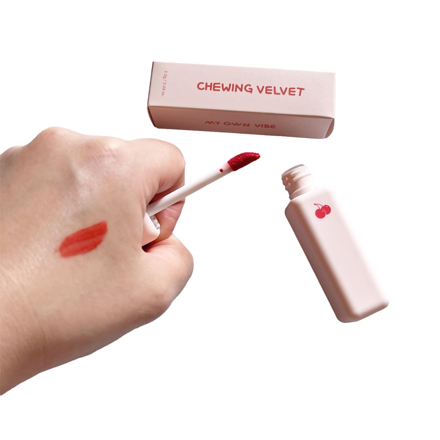 チューインガムベルベットティント 03 MARMALADE PEACH/KIRSH(キルシー)/リップティントを使ったクチコミ（2枚目）