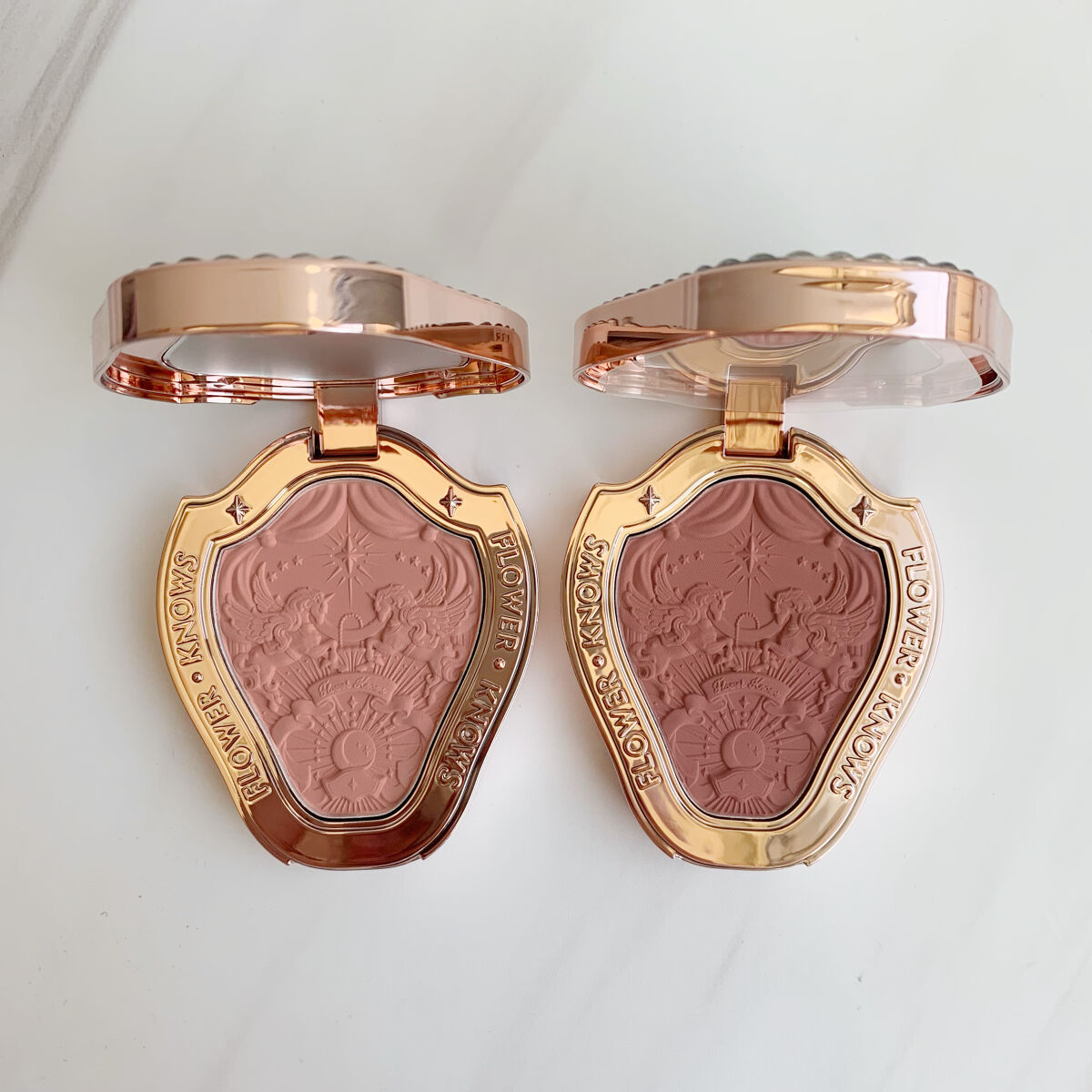 クリスタルユニコーンシリーズ チークブラッシュ/FlowerKnows/パウダーチークを使ったクチコミ（3枚目）