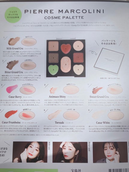 PIERRE MARCOLINI COSME BOOK/宝島社/ジェル・クリームアイシャドウを使ったクチコミ(4枚目)