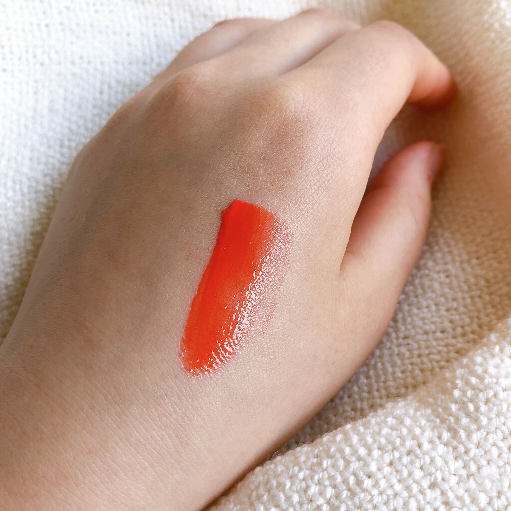 キス グロウ リップ オイル 006 サンセット オレンジ/REVLON/リップグロスを使ったクチコミ（3枚目）