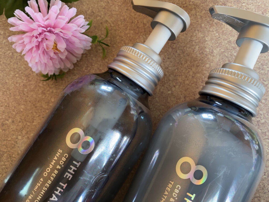 エイトザタラソ ユー CBD＆リフレッシング クレンズ 美容液シャンプー／CBD＆バランシング ダメージリペア 美容液ヘアトリートメント シャンプー/エイトザタラソ/市販シャンプーを使ったクチコミ（2枚目）