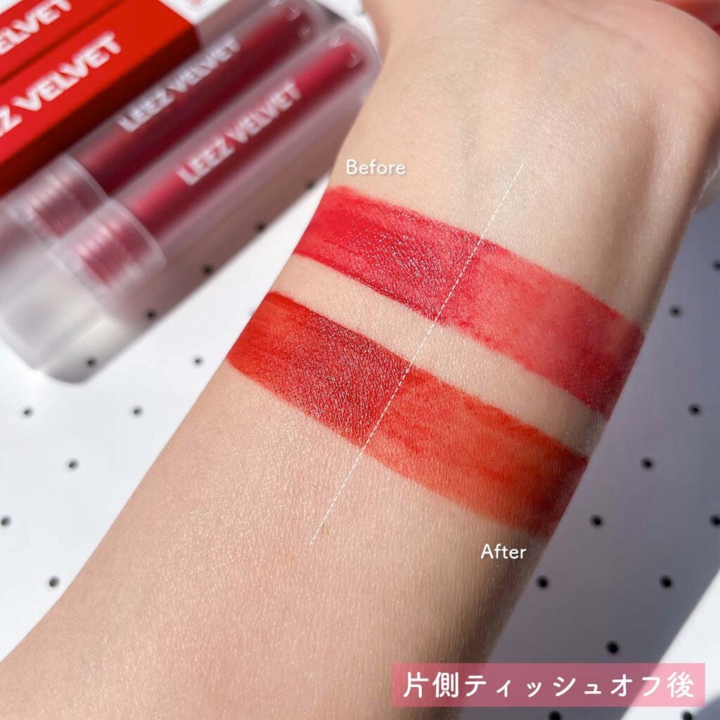 リーズベルベットティント/BLACK ROUGE/リップティントを使ったクチコミ(6枚目)
