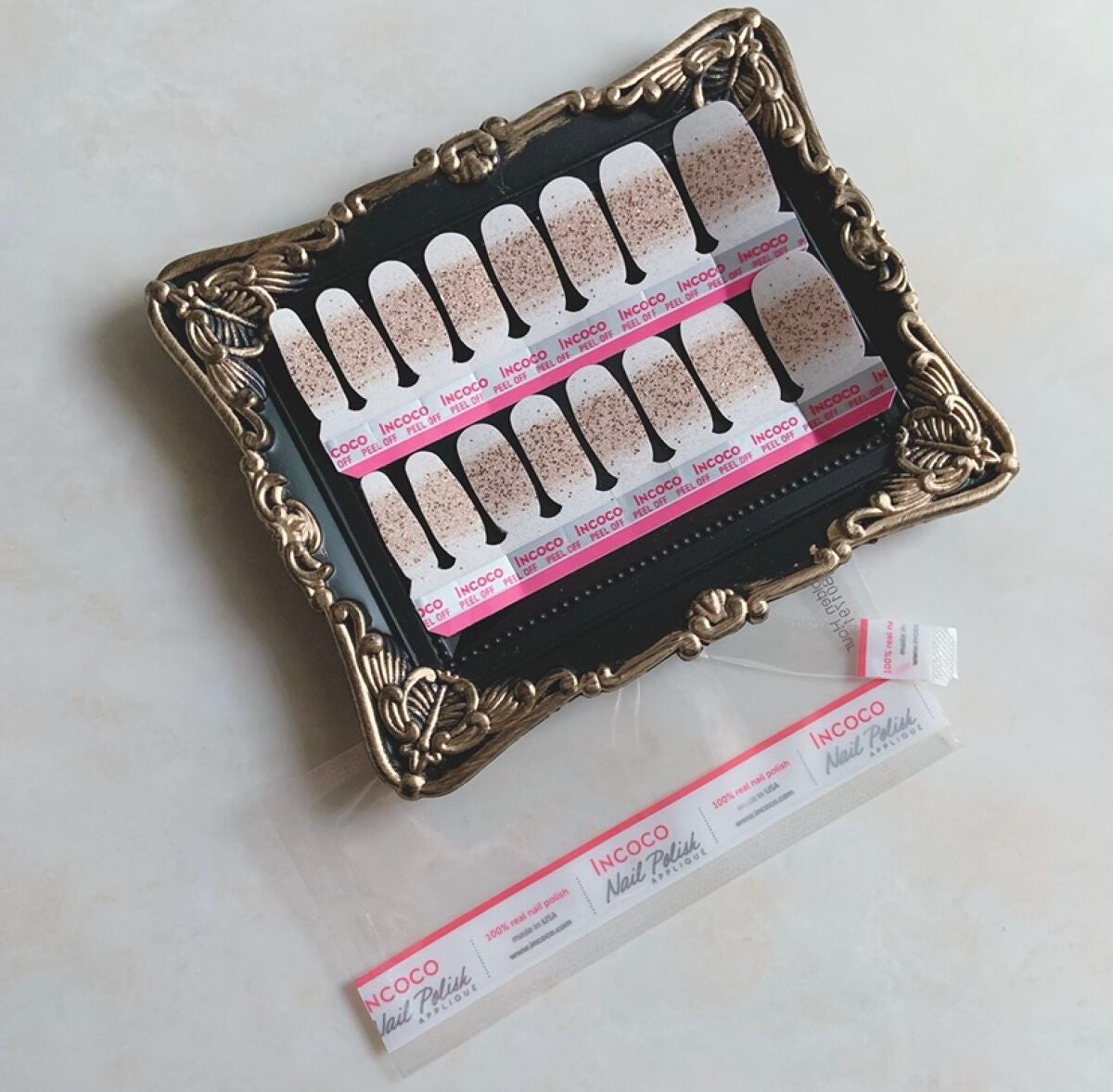 INCOCO インココ マニキュアシート/インココ/ネイルシールを使ったクチコミ(4枚目)