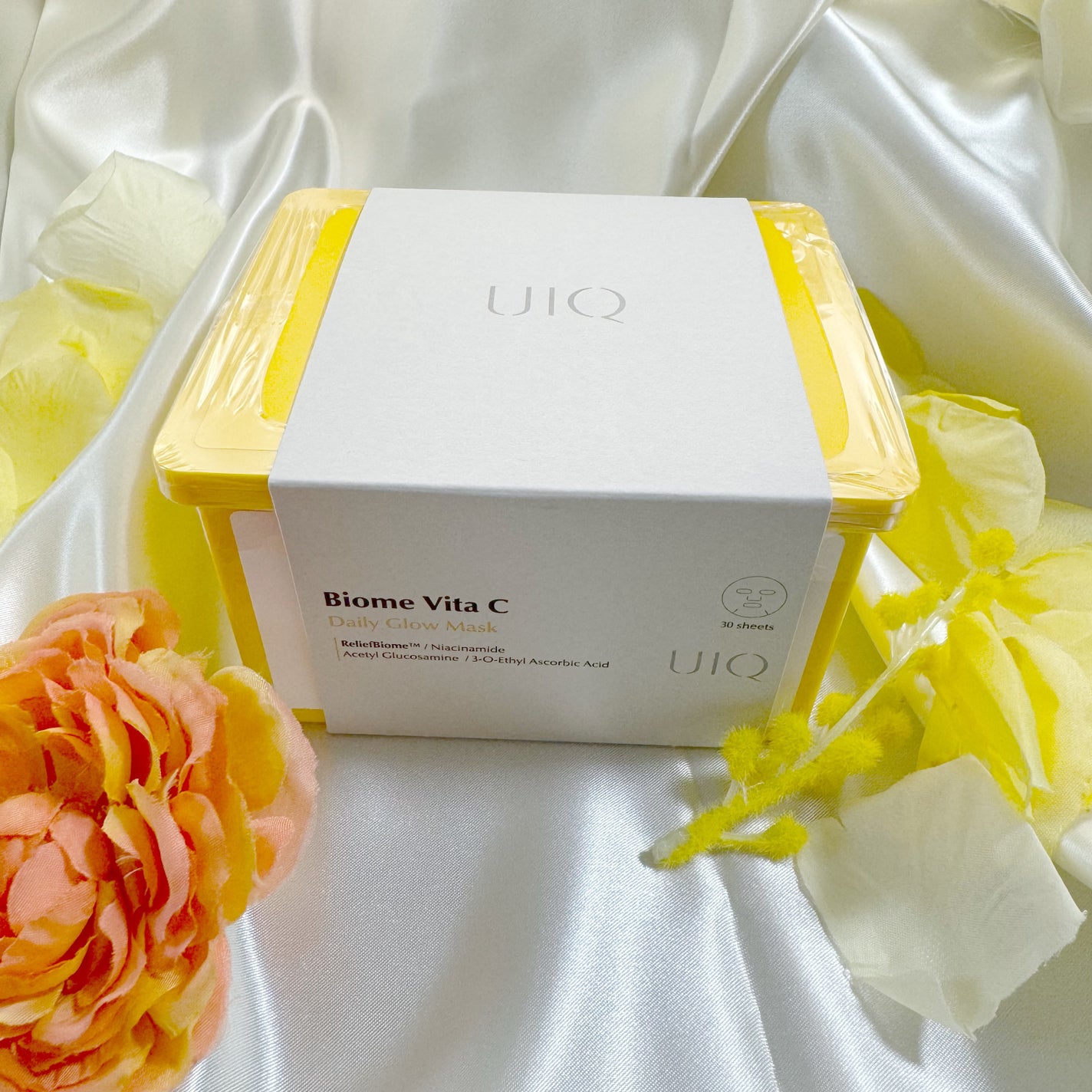 バイオームビタCグローデイリーシートマスク/UIQ/シートマスク・パックを使ったクチコミ(2枚目)