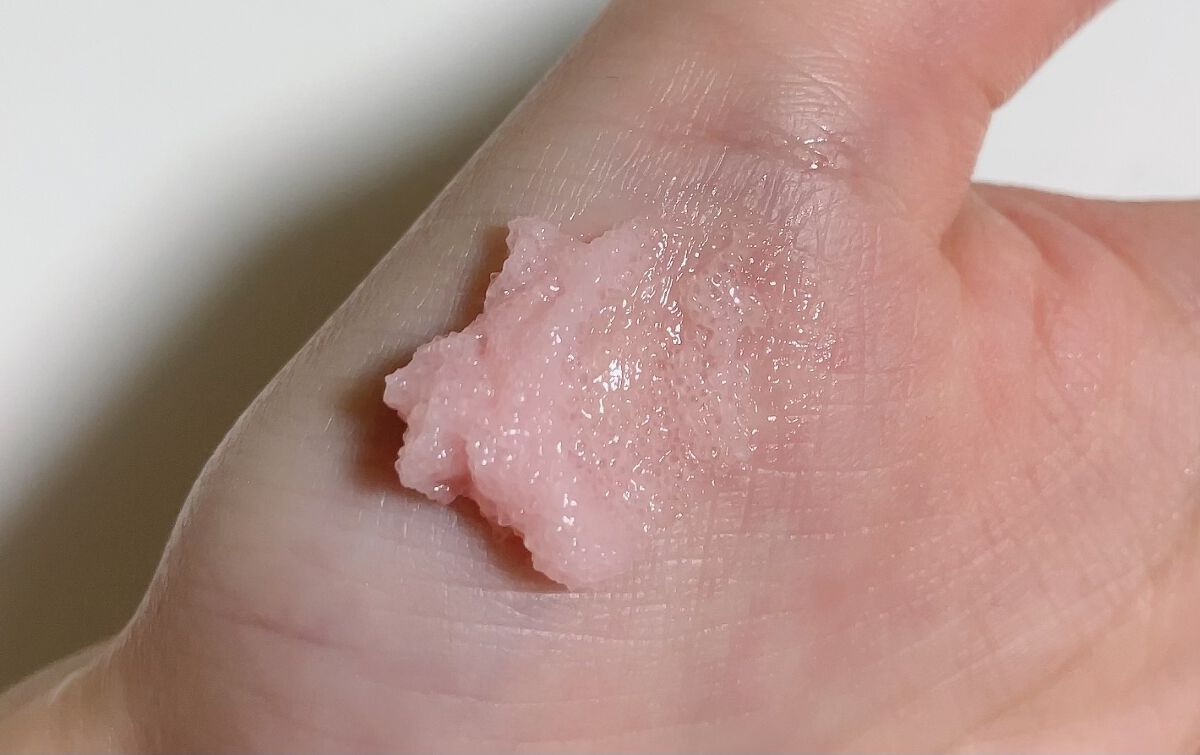 Q+Me スウィート ボム タラソ スクラブ/AGARISM/バストケア・ヒップケアを使ったクチコミ（3枚目）