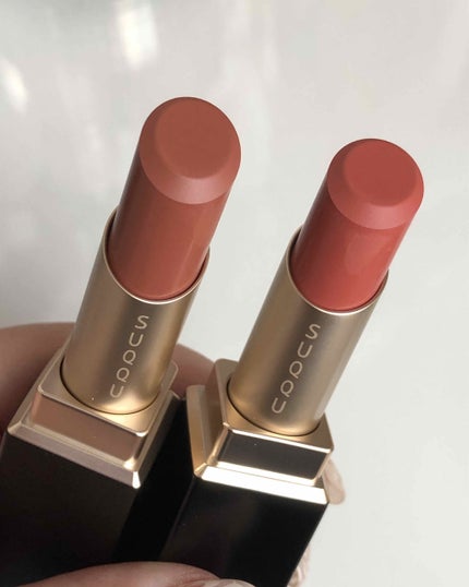 バイブラント リッチ リップスティック 101 春麗 -HARUURARA/SUQQU/口紅を使ったクチコミ(2枚目)