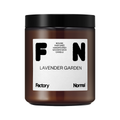 茶色い瓶 ウッド芯 キャンドル - Lavender Garden / Factory Normal