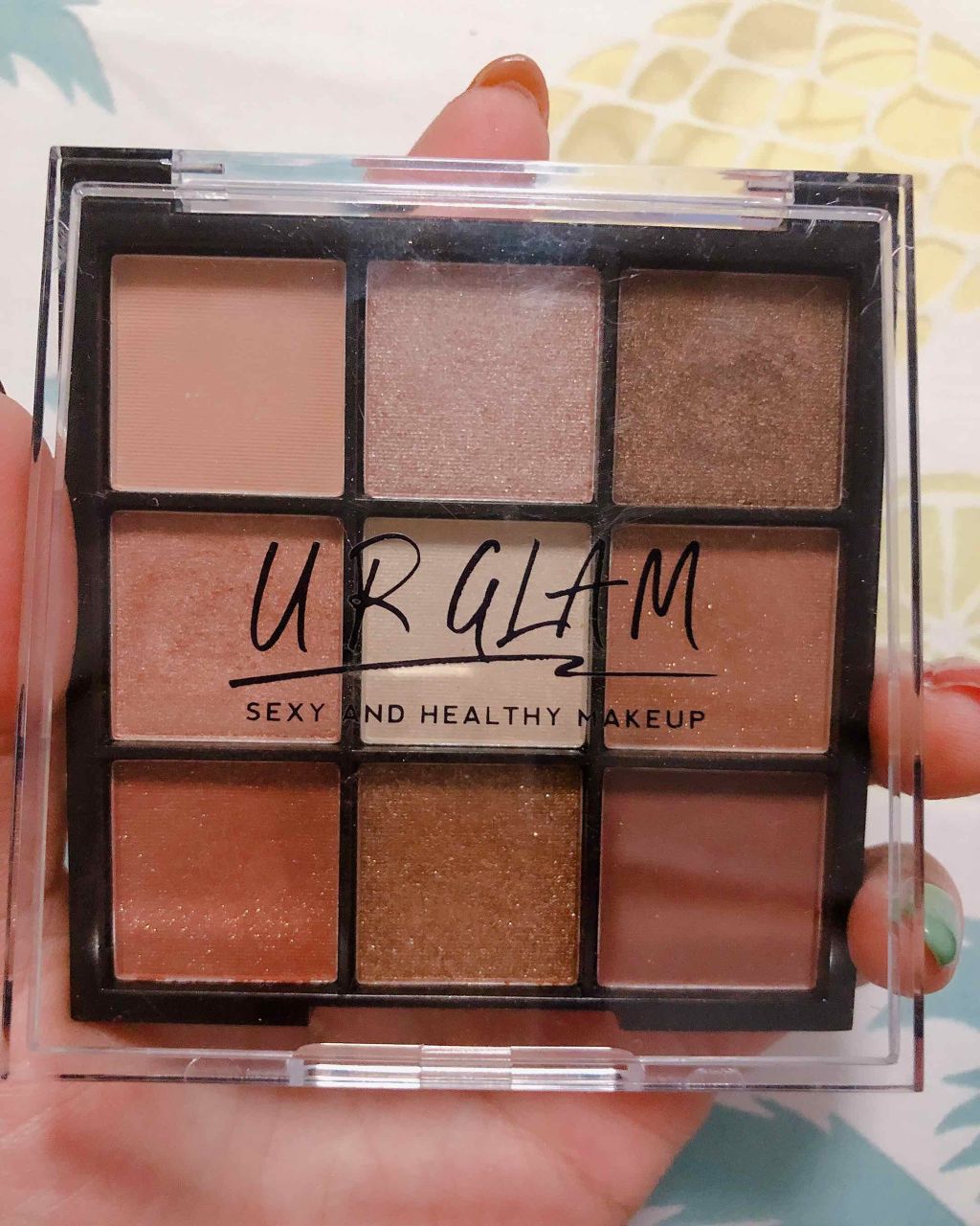 UR GLAM BLOOMING EYE COLOR PALETTE/U R GLAM/アイシャドウパレットを使ったクチコミ(1枚目)