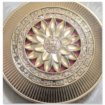 ZEESEAx正宮御品 「盛唐酔夢」シリーズ 丹酔金箔 牡丹チークシャッドパレット B01 /ZEESEA/パウダーチークの画像