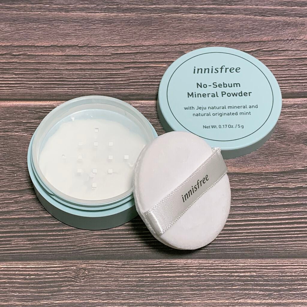 ノーセバム ミネラルパウダー N/innisfree/ルースパウダーを使ったクチコミ(2枚目)